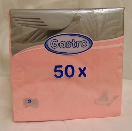 33*33 szalvéta (50 db/cs) rózsaszín