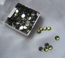 tükrös gyémánt dekorkő olivazöld (100 db) 