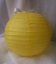 lampion gömb 25 cm-es, (sárga) 16103 