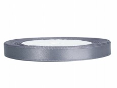 0,6 cm-s szatén szalag (25 m) ezüst (091)