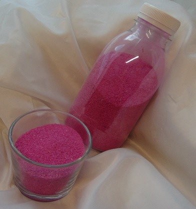 Dekorhomok pink (400 gr.)- finomszemű