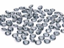 Gyémánt dekorkő ezüst (100 db)-(ADC12-091