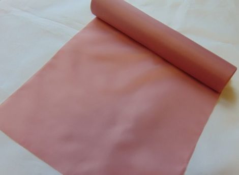 Selyem dekoranyag asztali futó púder rózsaszín-693 (25 cm * 10 m)