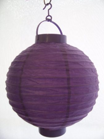 Lampion gömb világító s.lila (20 cm)
