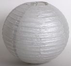 lampion gömb (30 cm) ezüst