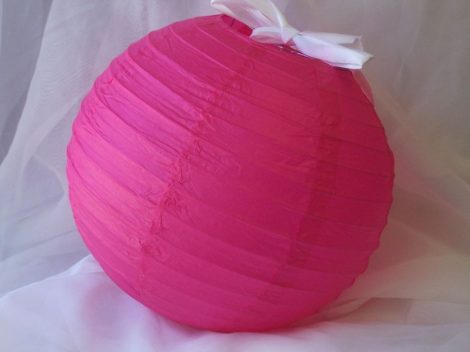 lampion gömb (30 cm) pink