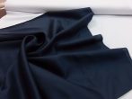   sötétkék/tengerészkék selyem dekoranyag 150 cm széles (méterre)