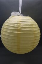 lampion gömb (30 cm) krém