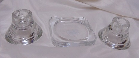 alátét szett (3 részes, üveg)