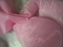 organza anyag rózsaszín (1,5 m széles ) - 11 m