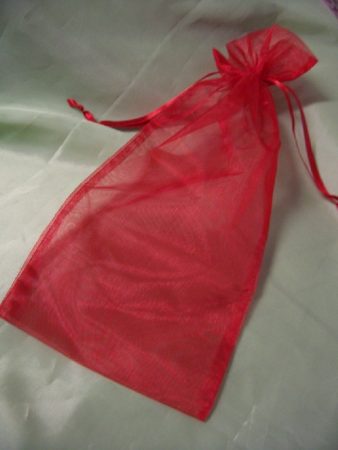 organza tasak 14*17 cm, piros-215753 (4 db)