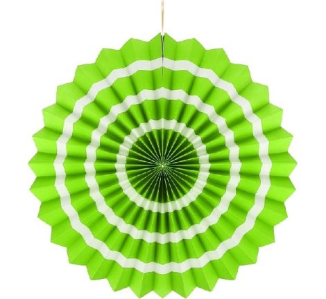 papírtárcsa zöld, 40 cm