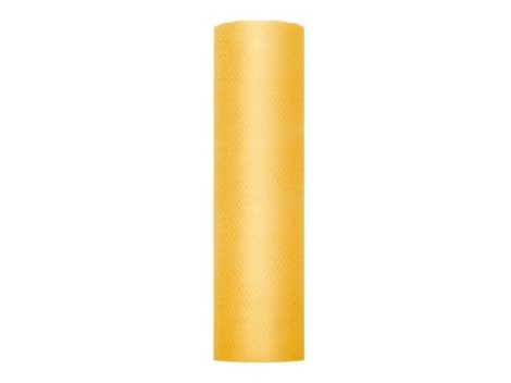 sárga tüll dekoranyag, (009)- 30 cm * 50 m, puha