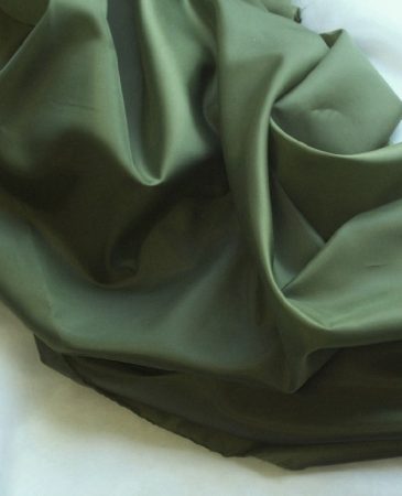 sötétzöld selyem dekoranyag 150 cm széles (méterre)