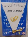 Mr. és Mrs. zászlófüzér gyűrűvel (2,5 m)
