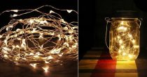 gombelemes LED fényfüzér meleg fényű, 5 m (50 db led)