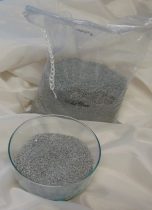 dekorhomok durvaszemű, 400 gr-ezüstszürke