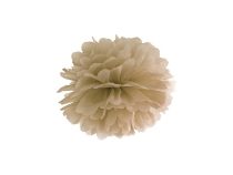papír gömb / pom-pom (25 cm átmérő )CAPPUCCINO (085)